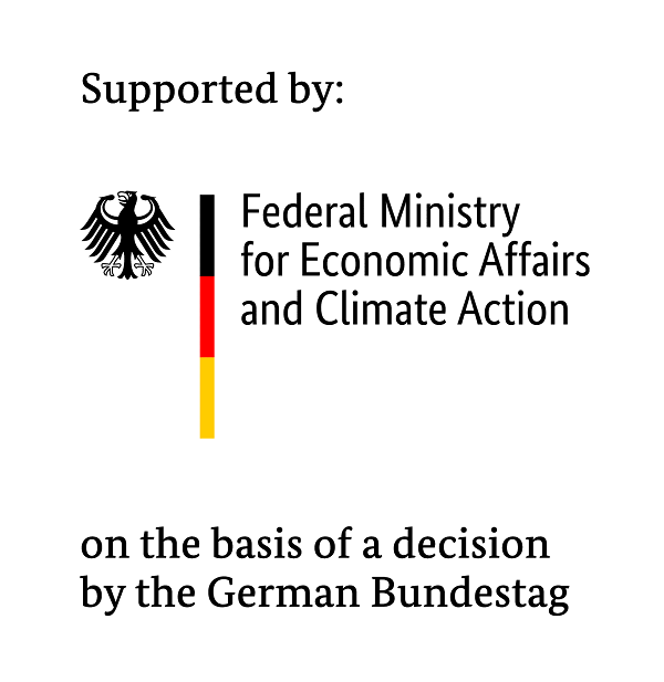 Funded by the BMWK on the basis of a decision of the German Bundestag
